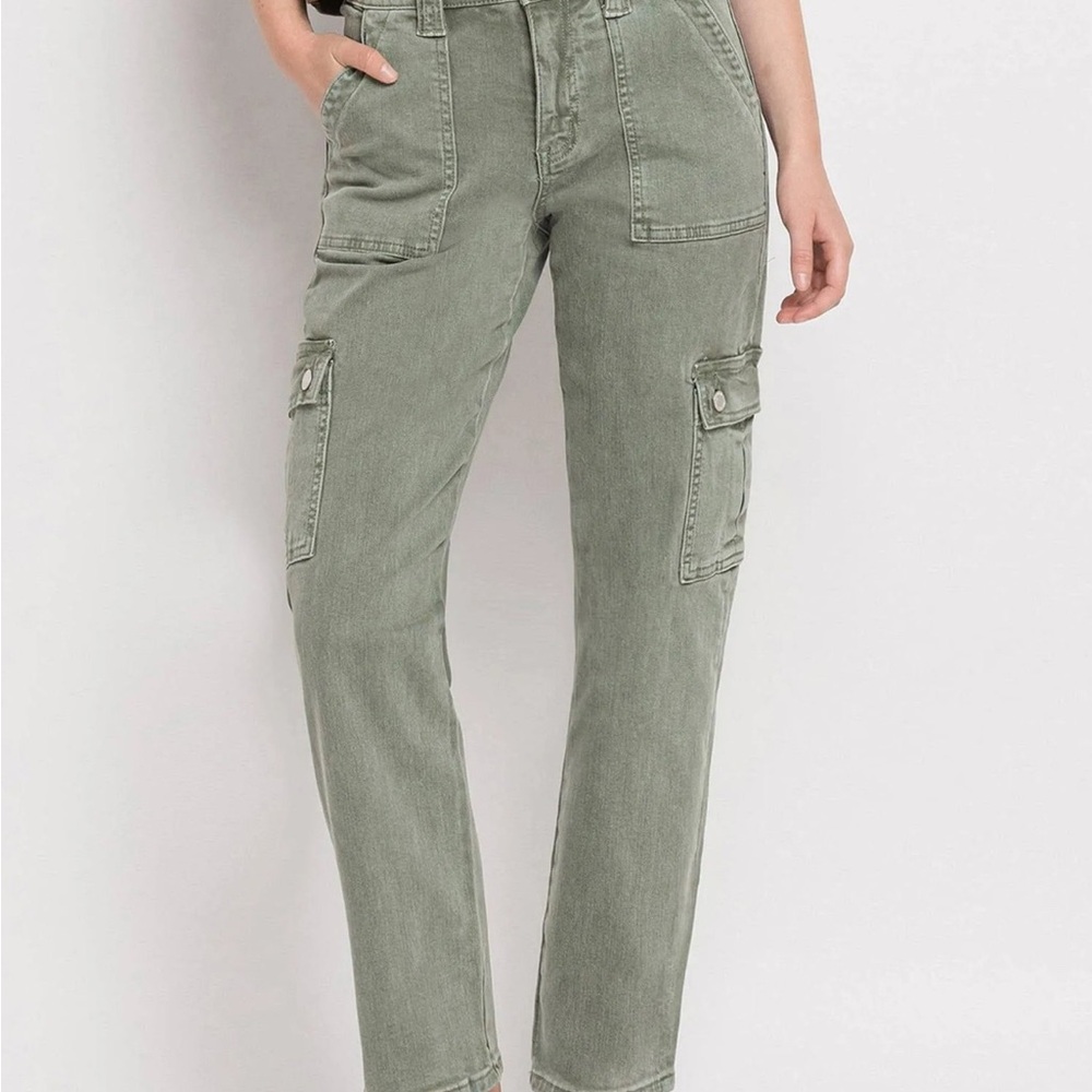 Vervet Olive Cargo Jeans